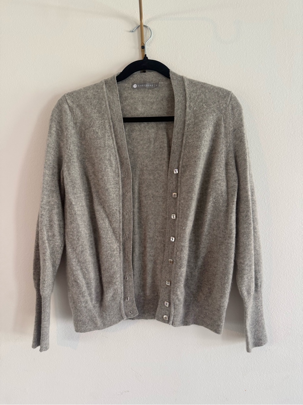 InCashmere Gray Women's Cardigan